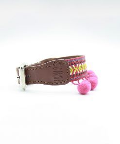 Alternative view of Collar para perros de cuero hecho a mano España Ponpon Rumba