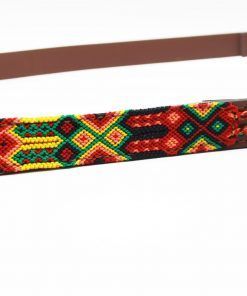Alternative view of Correas para perro de cuero hecho a mano en España Rumba TexMex